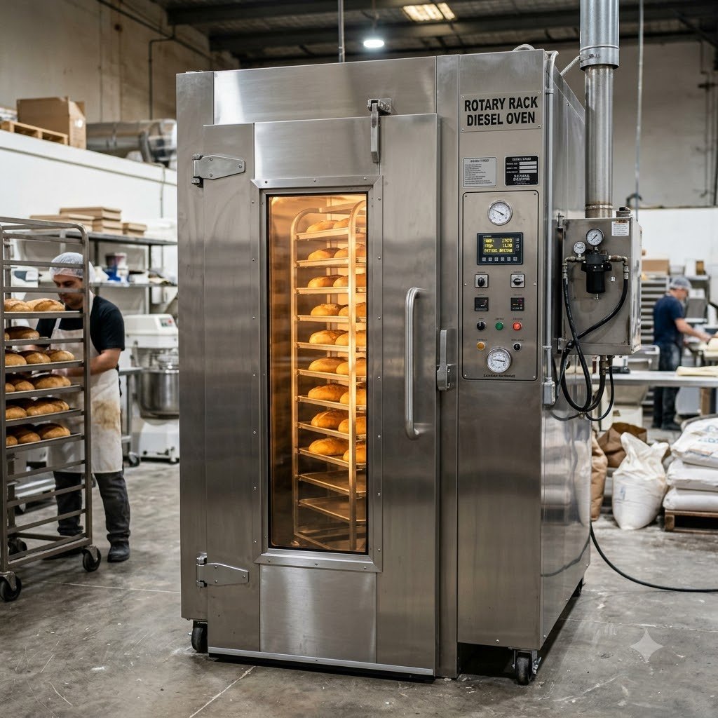 Rotary Rack Diesel Oven