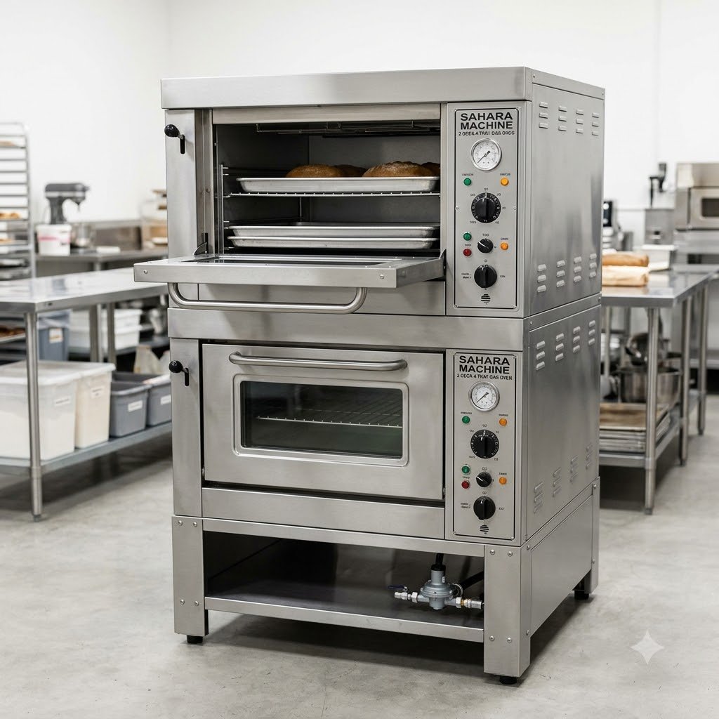 2 Deck 4 Tray Gas Oven