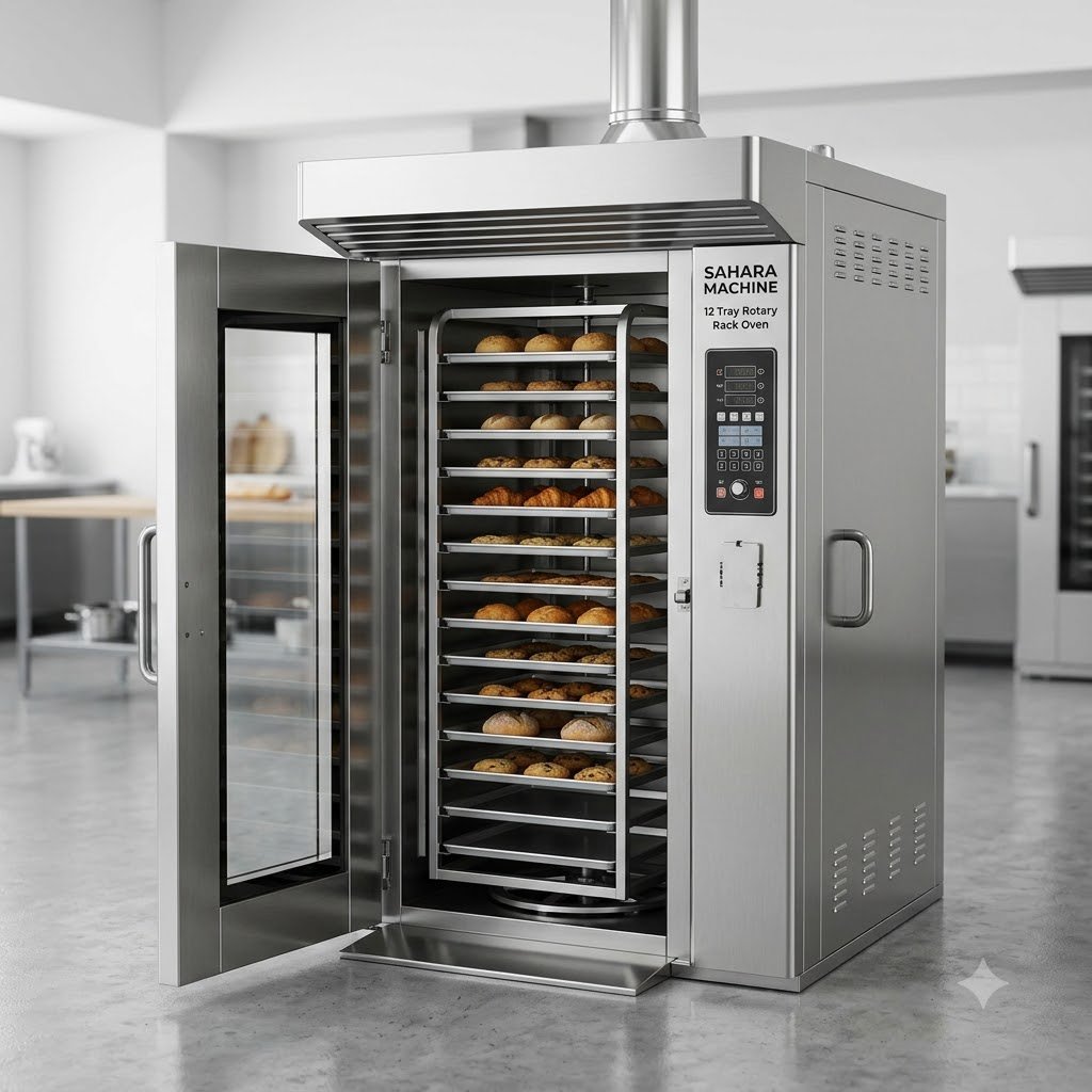 12 Tray Rotary Rack Oven