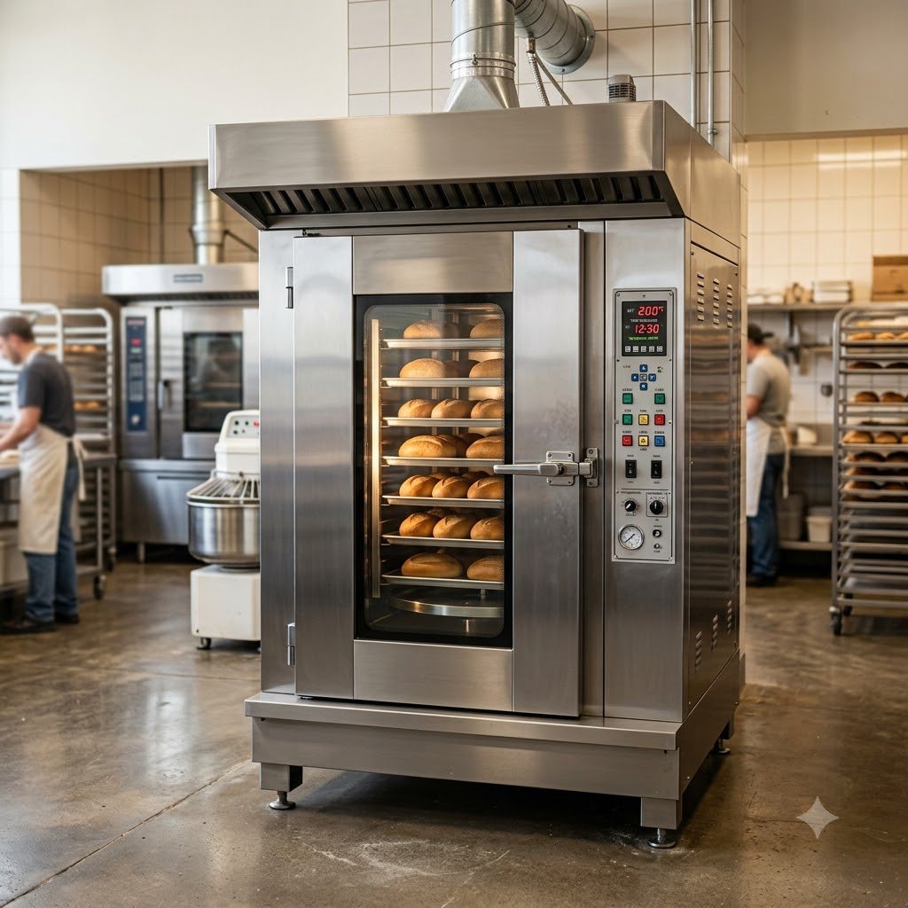 Stainless Steel Rotary Rack Oven