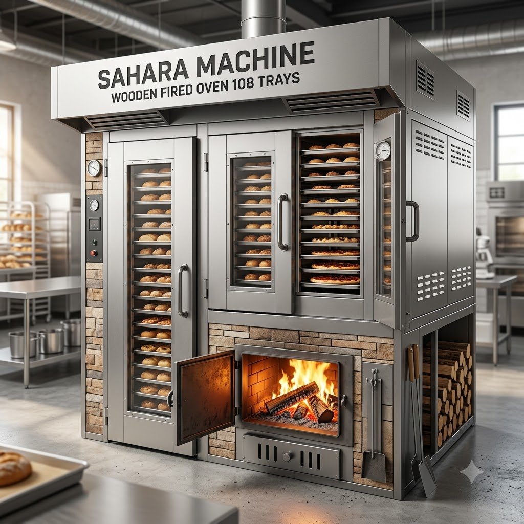 Wooden Fired Oven 108 Trays