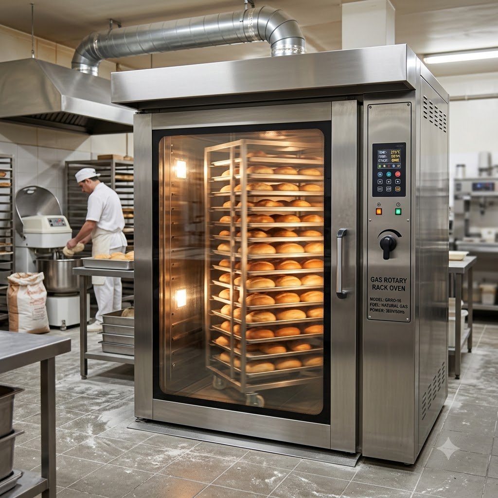 Gas Rotary Rack Oven