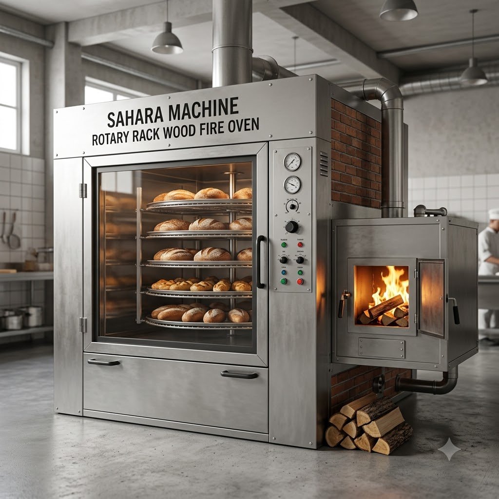 Rotary Rack Wood Fire Oven